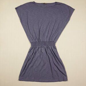 Lilla P Dress Women Small S Purple Lavender Pima Cotton Blend Sleeveless Mini